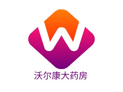 沃尔康大药房门店logo设计