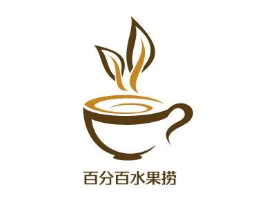 百分百水果捞店铺logo头像设计