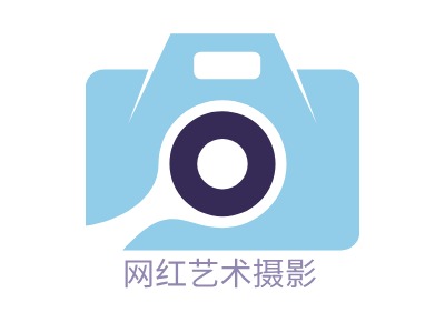 网红艺术摄影门店logo设计