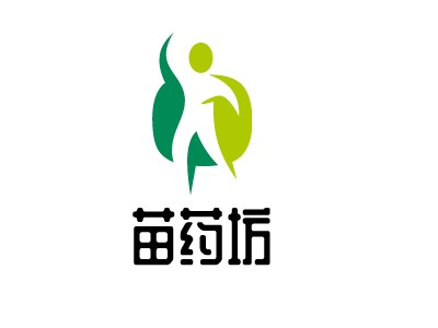 苗药坊门店logo设计