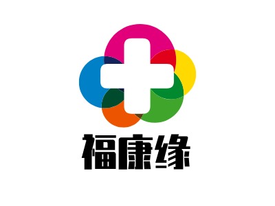 福康缘门店logo标志设计
