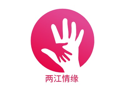 两江情缘婚庆门店logo设计