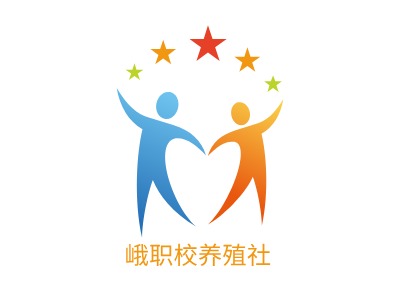峨职校养殖社logo标志设计