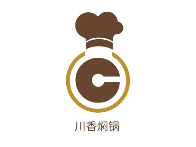 川香焖锅店铺logo头像设计