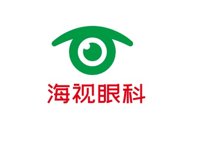 海视眼科门店logo标志设计