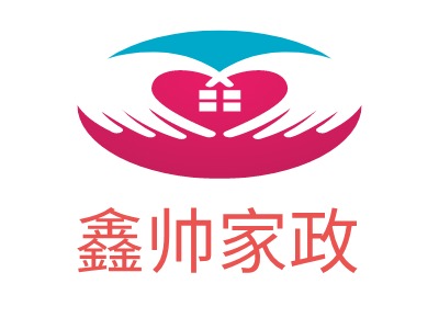 鑫帅家政门店logo设计