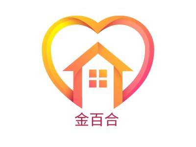 金百合公司logo设计