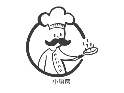 小厨房品牌logo设计