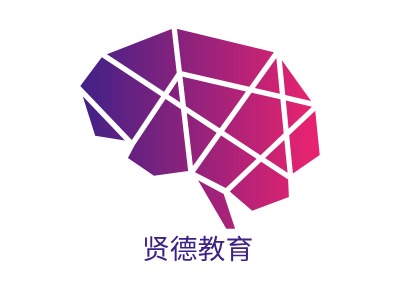 贤德教育logo标志设计