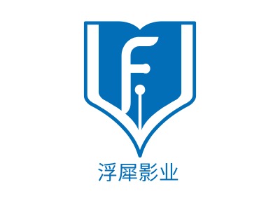 浮犀影业logo标志设计
