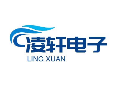 凌轩电子公司logo设计
