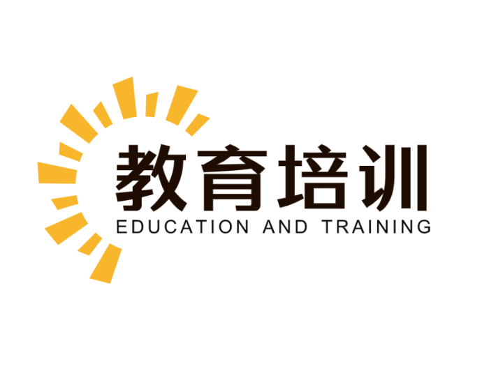 黄色商务教育培训机构公司logo设计