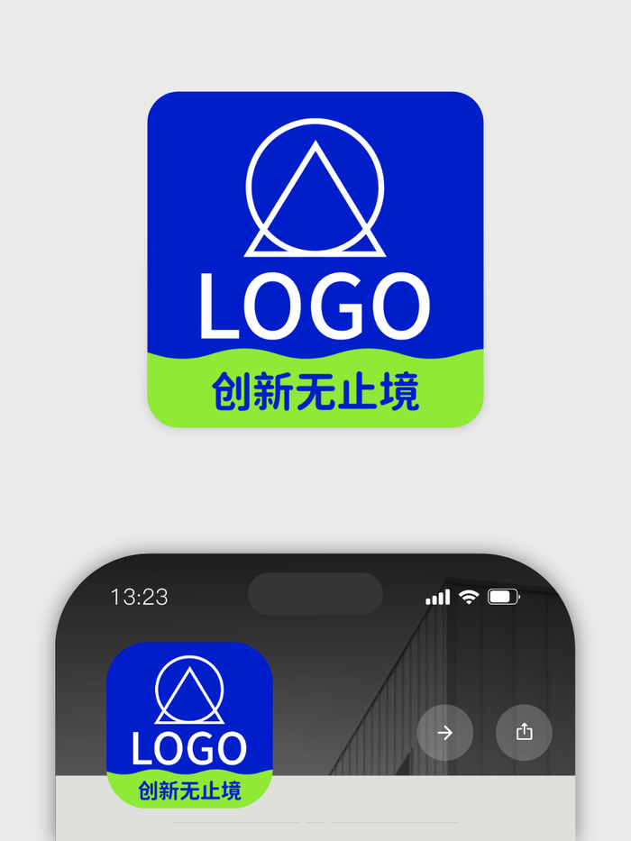 时尚商务logo海报