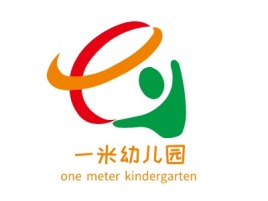 一米幼儿园logo标志设计
