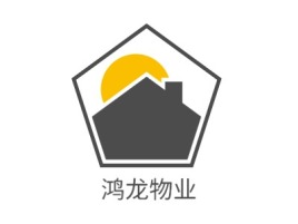 漳州鸿龙物业企业标志设计