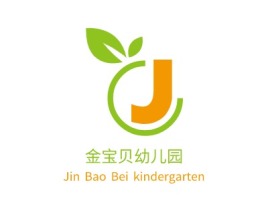 金宝贝幼儿园logo标志设计