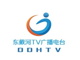 东戴河TV广播电台logo标志设计