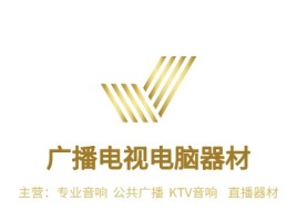 广播电视电脑器材公司logo设计