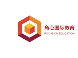 育心国际教育公司logo设计