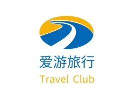 眉山爱游旅行logo标志设计