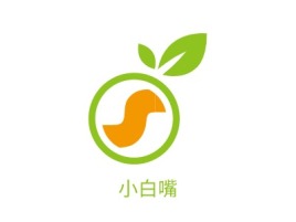 小白嘴品牌logo设计