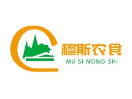 慕斯农食品牌logo设计