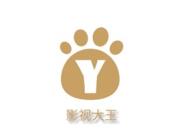 影视大王logo标志设计