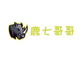鹿七哥哥logo标志设计