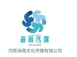 海薇传媒logo标志设计