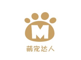萌宠达人门店logo设计