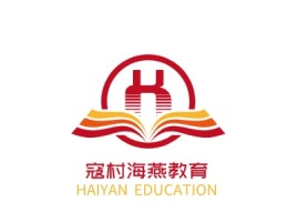 湖南寇村海燕教育logo标志设计