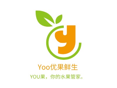 Yoo优果鲜生LOGO设计-宁夏石嘴山农产品LOGO设计 - 标智客