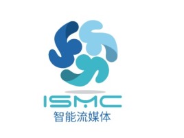 智能流媒体logo标志设计