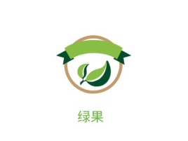 黑龙江绿果店铺标志设计