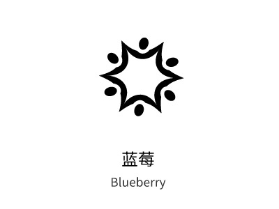 蓝莓LOGO设计