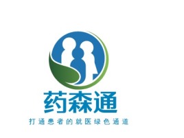 广东打通患者的就医绿色通道门店logo标志设计