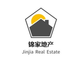 郑州锦家地产企业标志设计