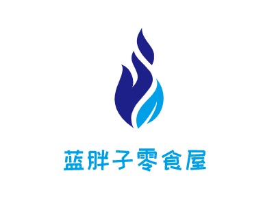 蓝胖子零食屋LOGO设计