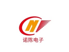 浙江诺陈电子公司logo设计