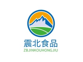 震北食品品牌logo设计