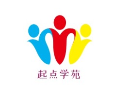 广东起点学苑logo标志设计