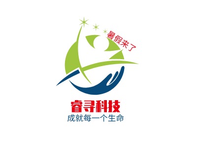 睿寻科技LOGO设计