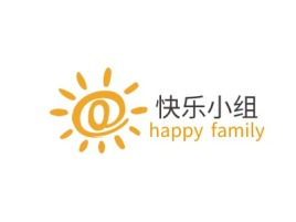 广东快乐小组logo标志设计