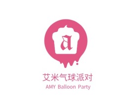 新余AMY Balloon Party店铺logo头像设计