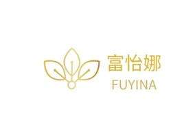 富怡娜门店logo设计