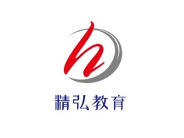 长沙精弘教育logo标志设计