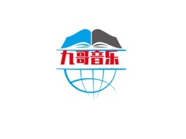 九哥音乐logo标志设计