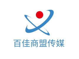 新疆百佳商盟传媒公司logo设计