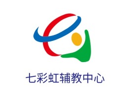 七彩虹辅教中心logo标志设计