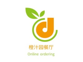 湖南橙汁园餐厅店铺logo头像设计